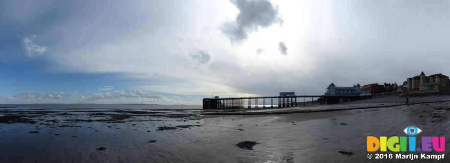 FZ033831-41 Penarth pier at low tide